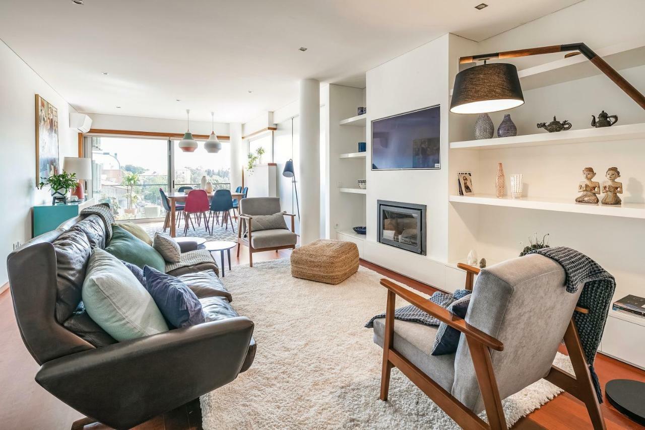 Charming Bonfim Penthouse Apartment Porto Bagian luar foto